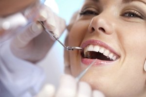 examination and treatment of the teeth in the dental clinic