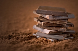 Chocolate Bars Close up