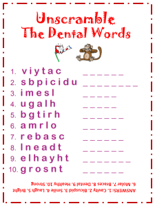 Kids games unscramble